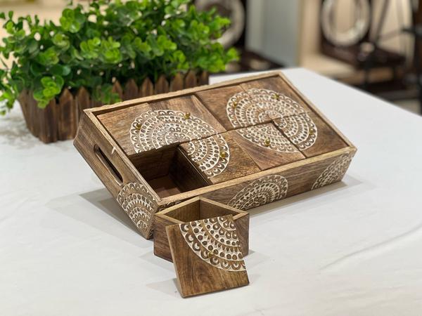 wooden trays
