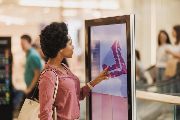 interactive self service kiosk