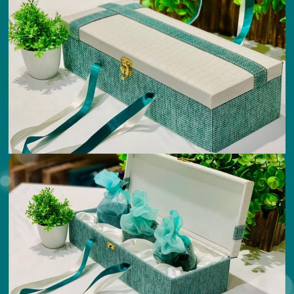 three potli dry fruit box