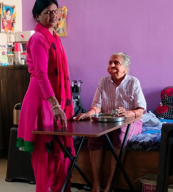 old age care taker service at