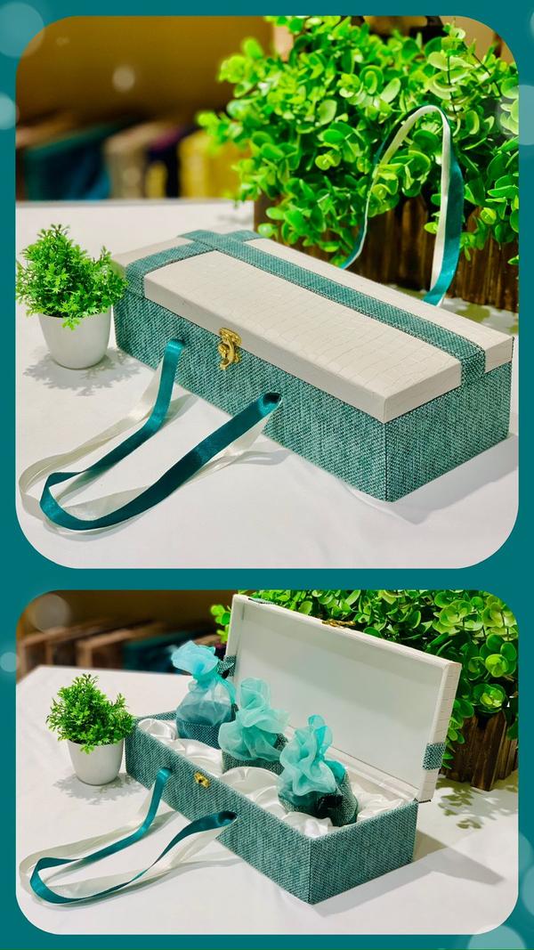 three potli dry fruit box