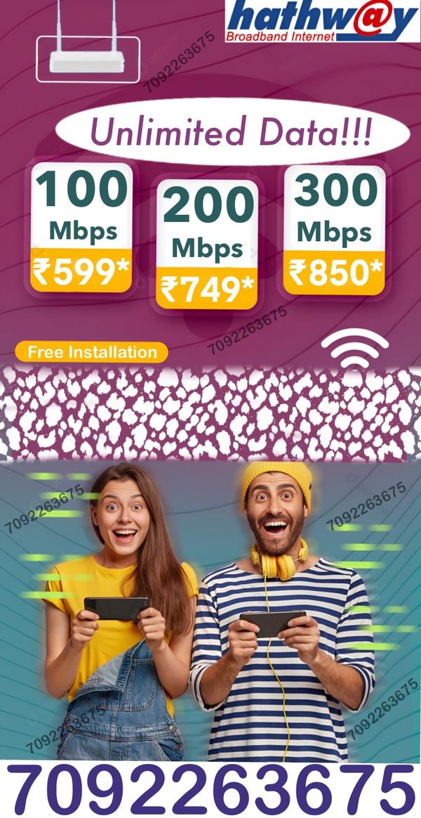 hathway fiber internet install