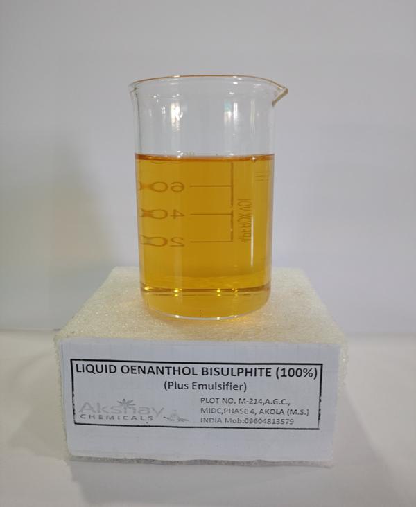 Liquid Oenanthol Bisulphite 100% Tech + emulsifier
