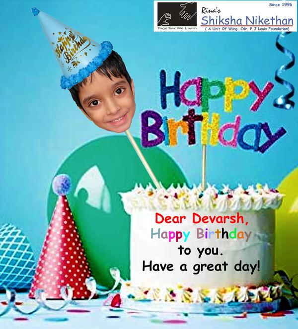 HAPPY BIRTHDAY DEVARSH!!!