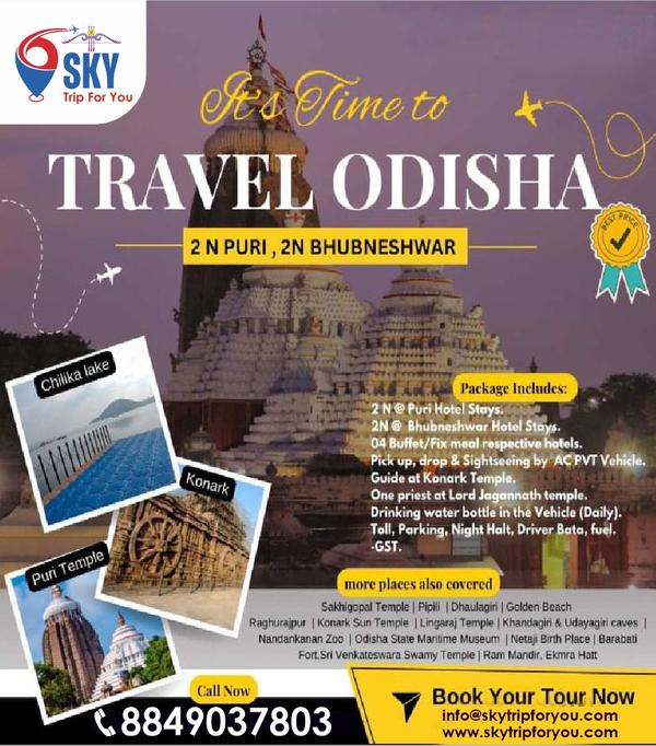 Odisha Tour Packages from Vado