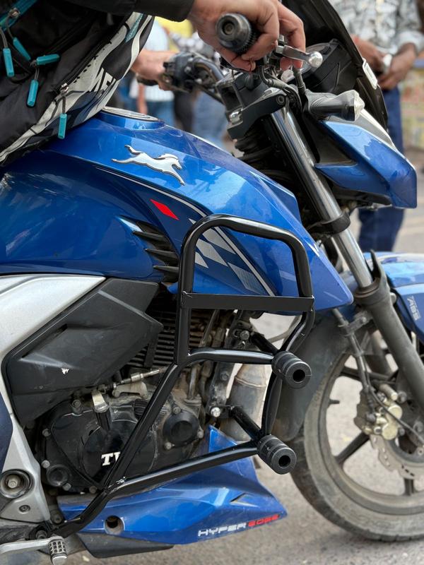 tvs raider crash guard online