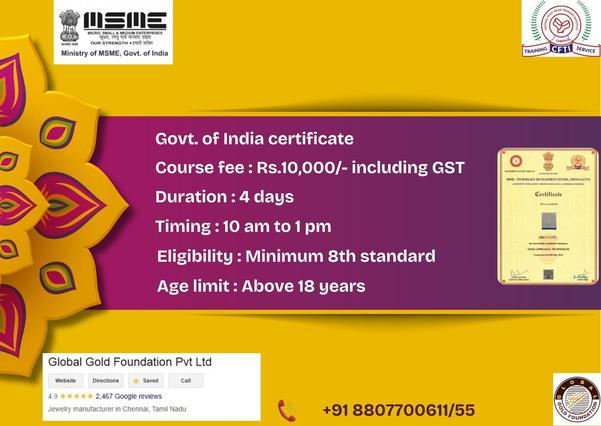 gold appraisal training for ba