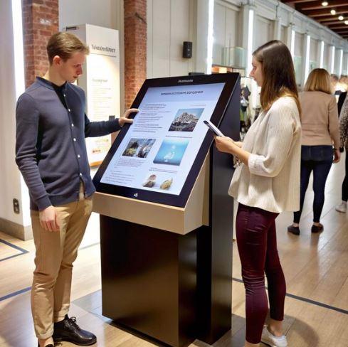 interactive self service kiosk