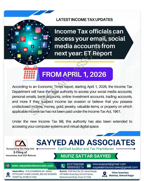 Income Tax Official's can asse