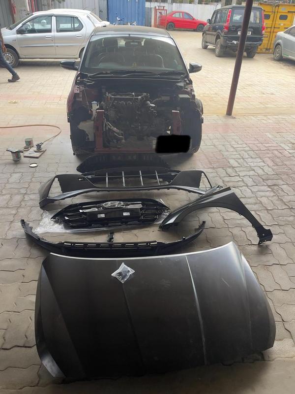 frame alignment and minor dent