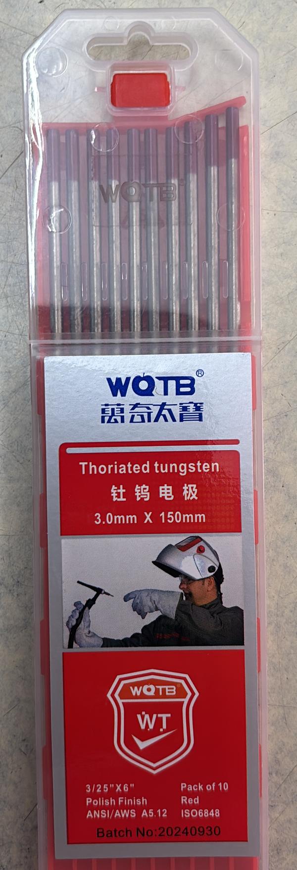 TUNGSTON ELECTRODES FOR ARGON 