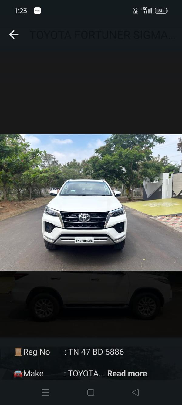 used toyota innova trichy