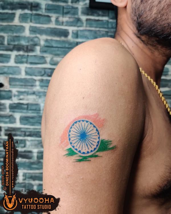 flag tattoo service