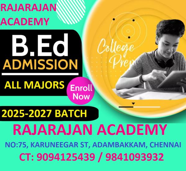 B.ED ADMISSION - ALL MAJO