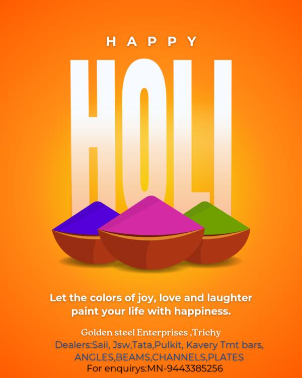 Celebrate Holi With Big discount at Tmt Bars  sail