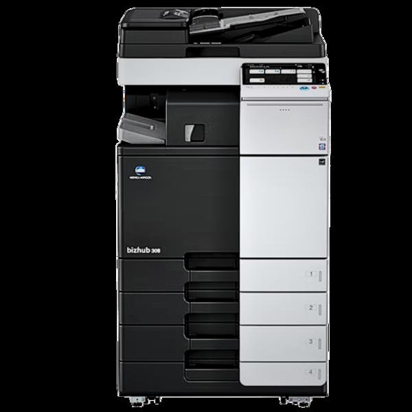 Konica Minolta 458 45 Cpm Print, Copy, Colour Scan | Manotech