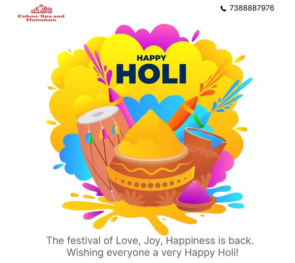 <div>🌈 Let the colors of Holi spread th