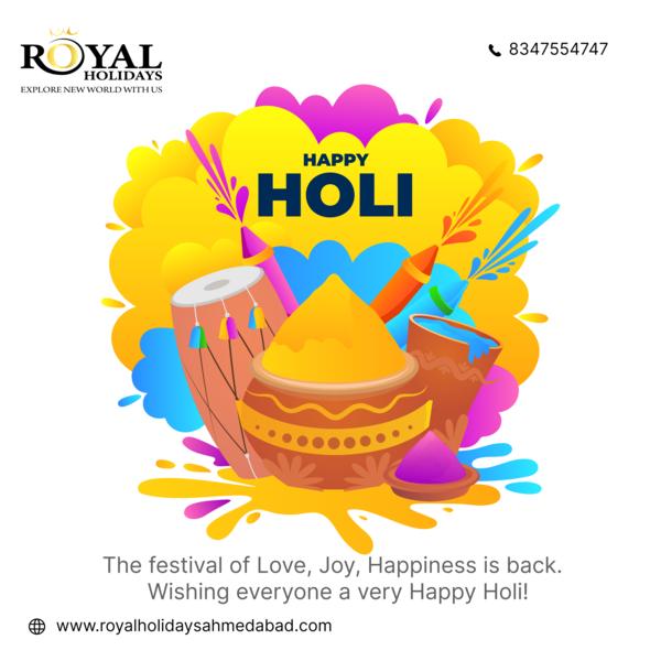 🌈 Let the colors of Holi spre