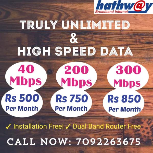 cheapest hathway fibernet plan