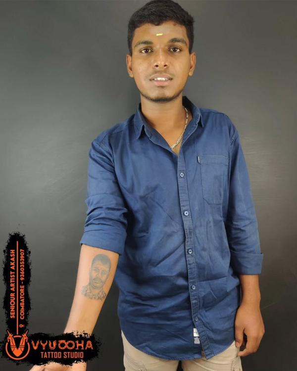 realistic portrait tattoo