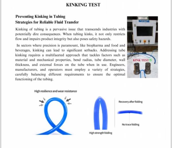 Our own SSB brand Pneumatic hose for PU kinking te