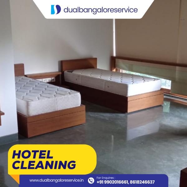 floor cleaning with scrubbing 