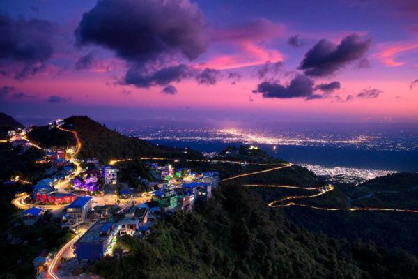 hilly district