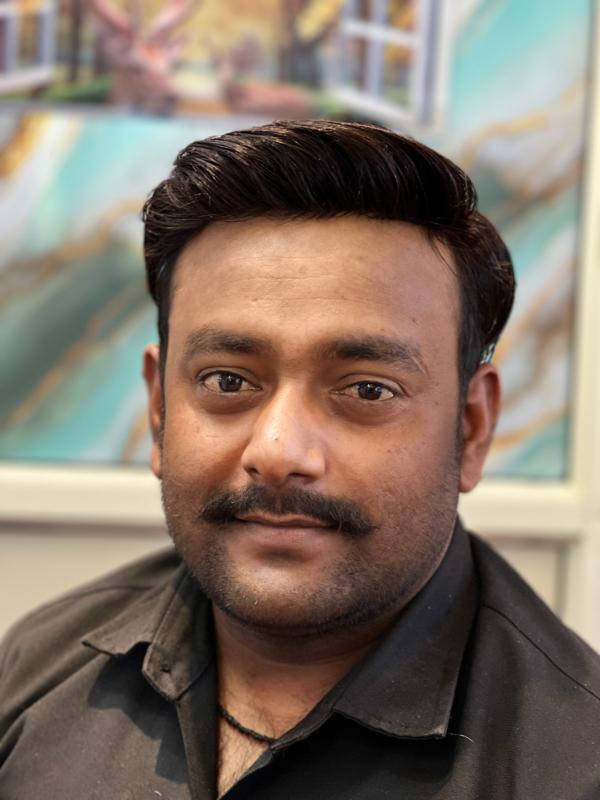 Original human hair patch