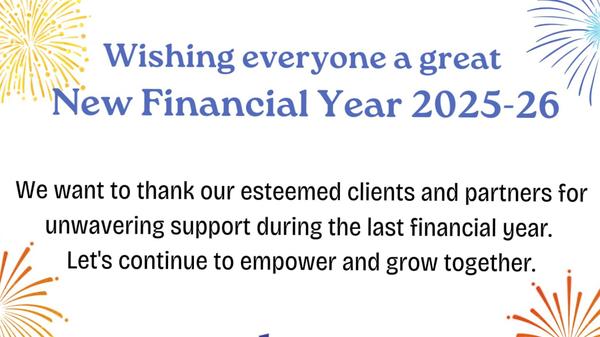 Happy new financial year to al