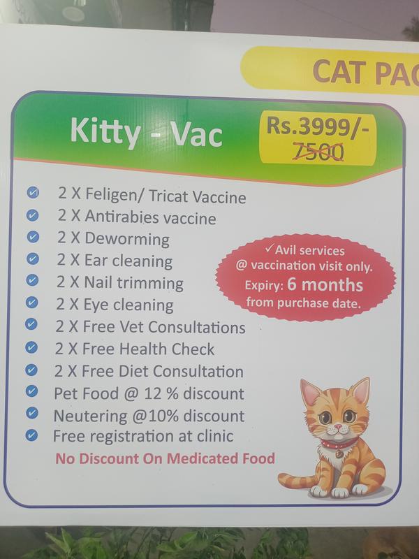 dog and cat vaccination packag