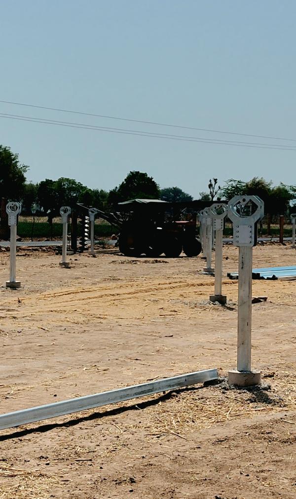 A sun tracker system for a gro