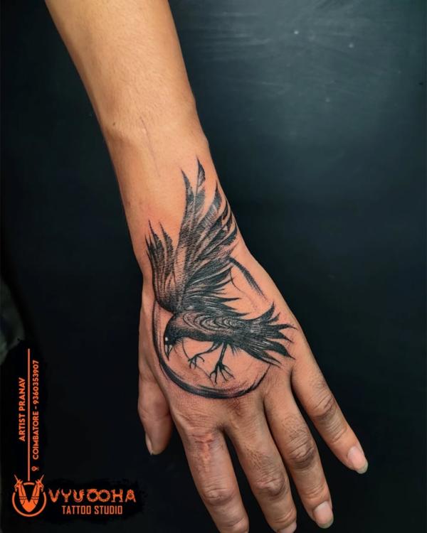 black ink work