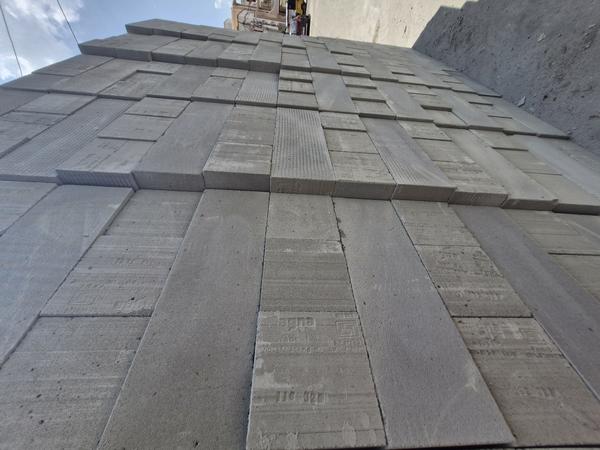 aac wall panel and gypsum plas