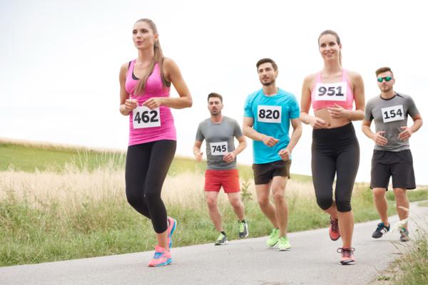 support marathon runs