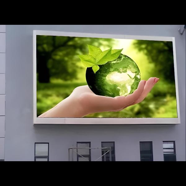 rooftop led wall installation 