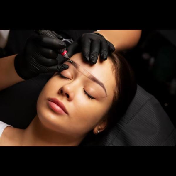 microblading session today