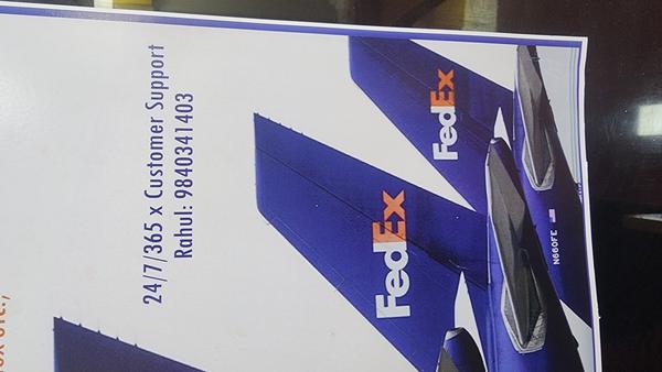 Fedex chennai Fedex tnagar Fed