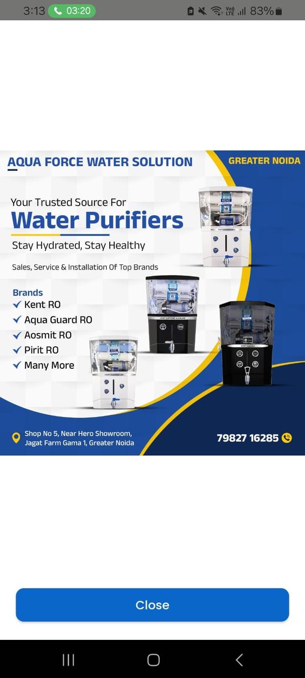 Aqua force water solution We a