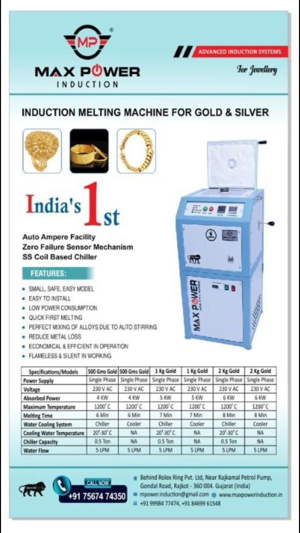 fast heating industrial induct