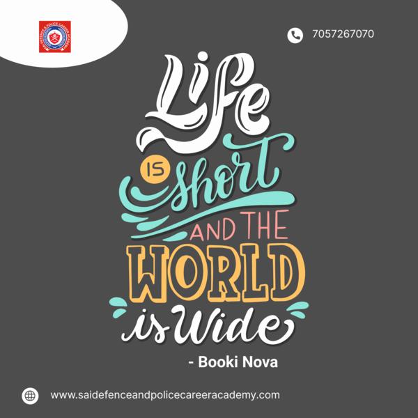 Life's journey is a canva