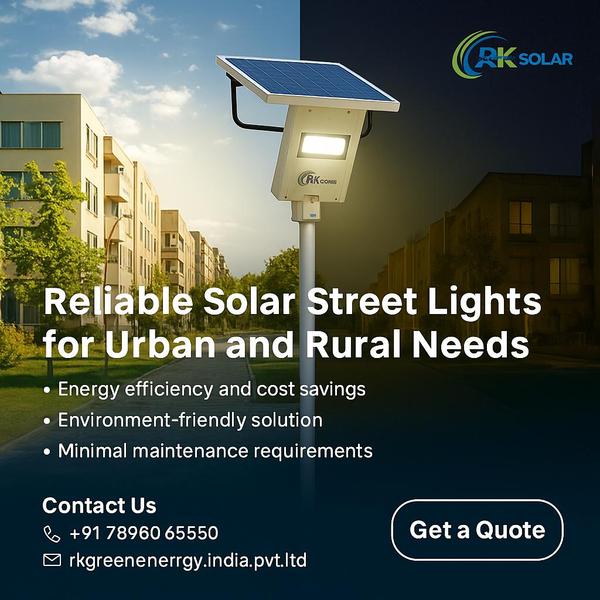 Reliable solar street Lights For Urban And Rural A