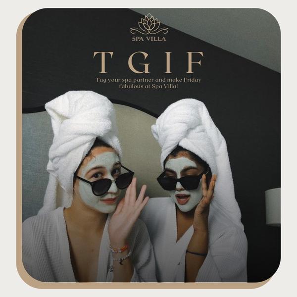 Book your Spa Session with ur BFF this F