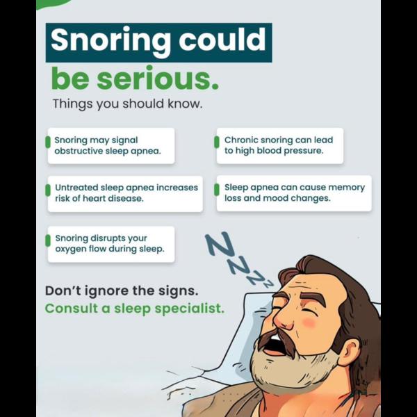 occasional snoring