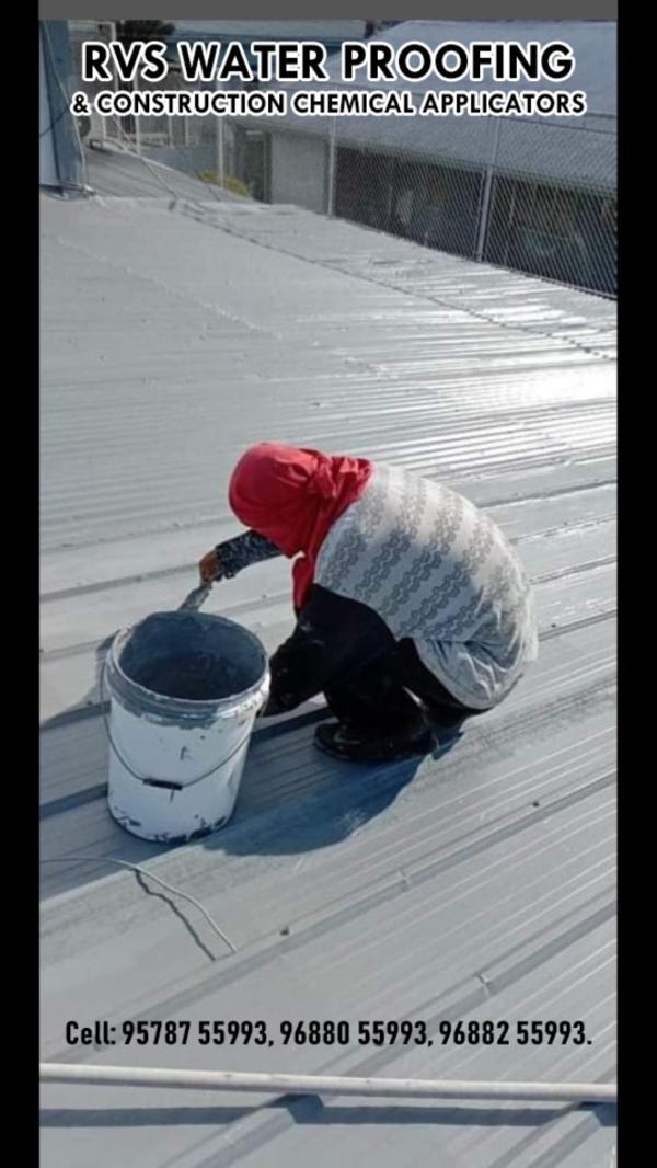 white coating terrace waterpro