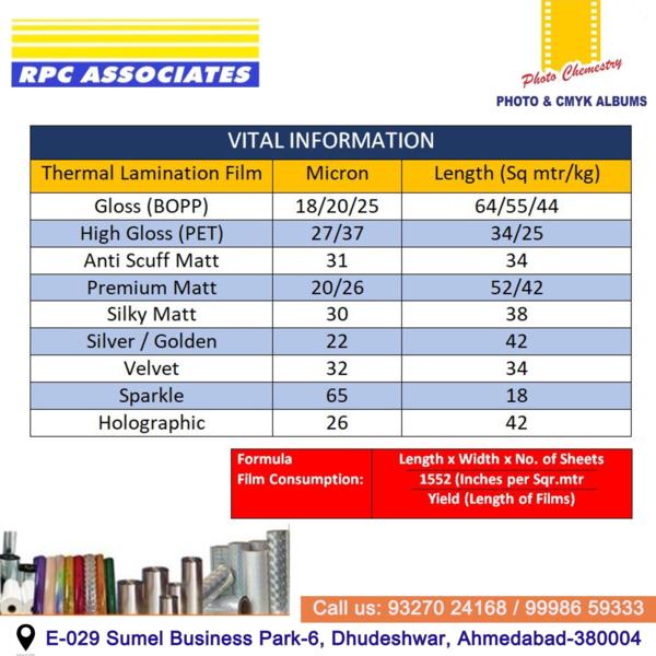BOPP Thermal Lamination FilmThermal Lamination F