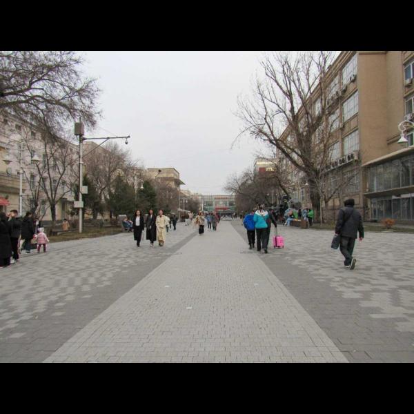 bustling atmosphere