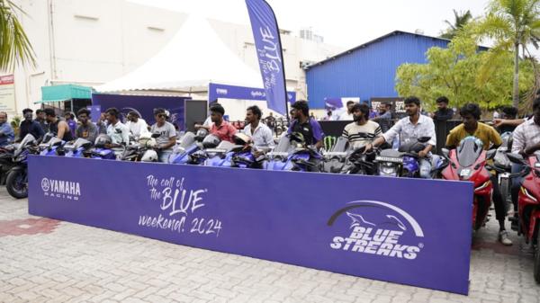 r15 test ride in thanjavur