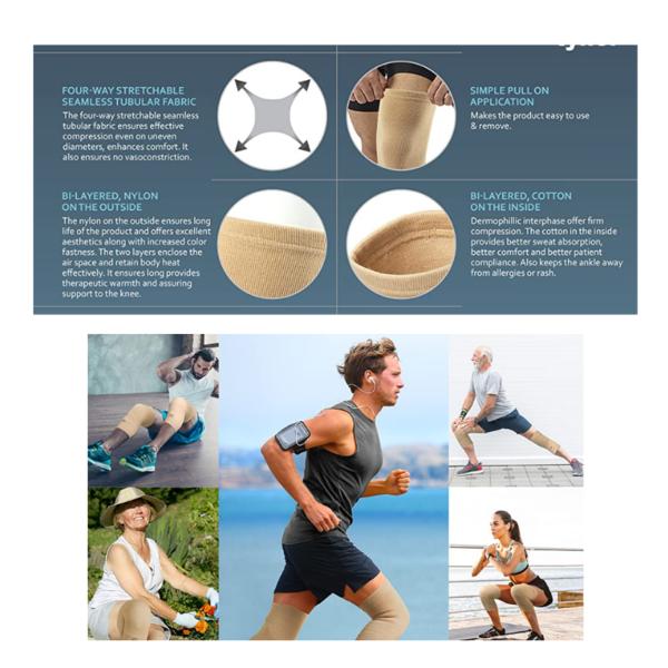 adjustable straps knee immobil