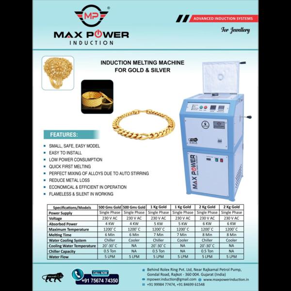induction gold melting machine