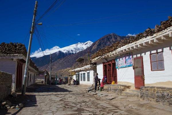 mountainous town